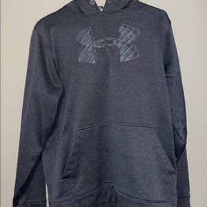 Gray Oversized Under Armour Hoodie